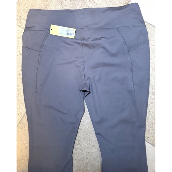 All In Motion Everyday Soft Style High-Rise 7/8 Leggings Pockets Taupe 3X NEW - Picture 6 of 12